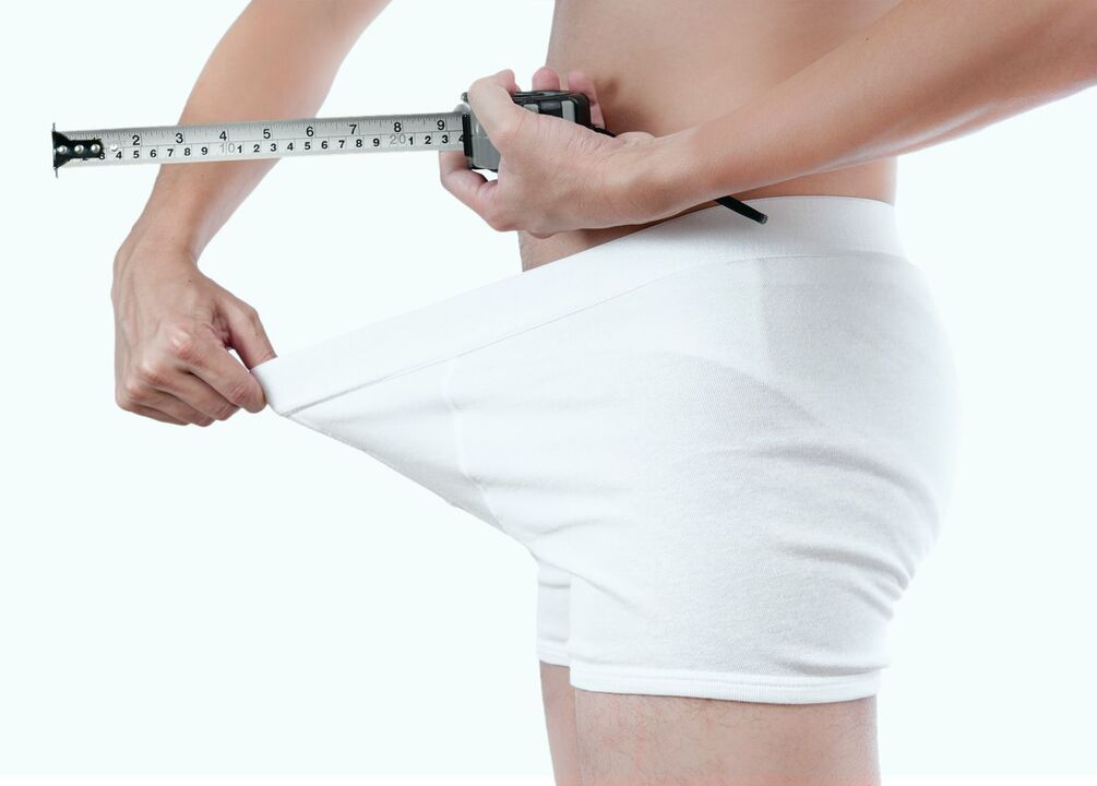 Increase in the penis